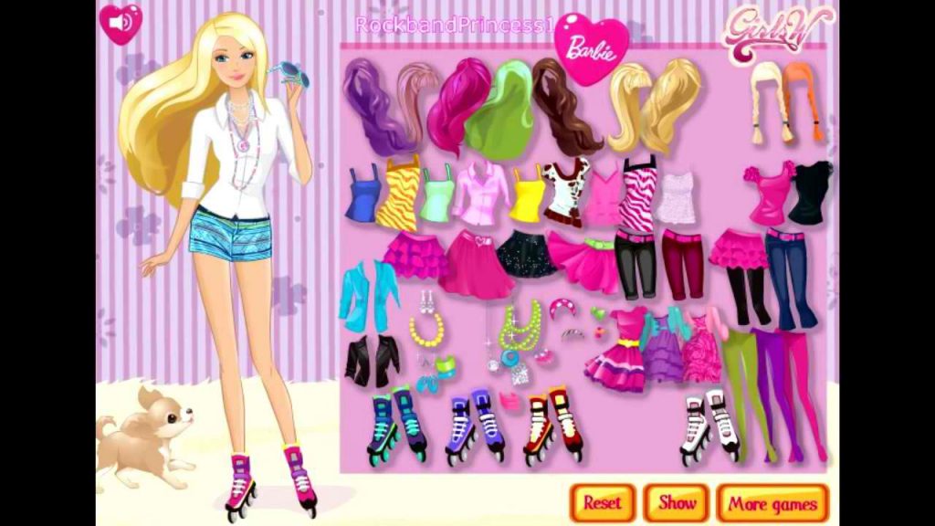 barbie life in the dreamhouse dress up games